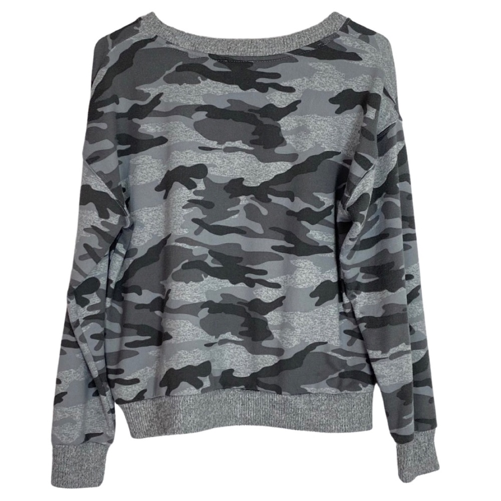 Splendid Super Soft Pullover Sweatshirt Camouflag… - image 2